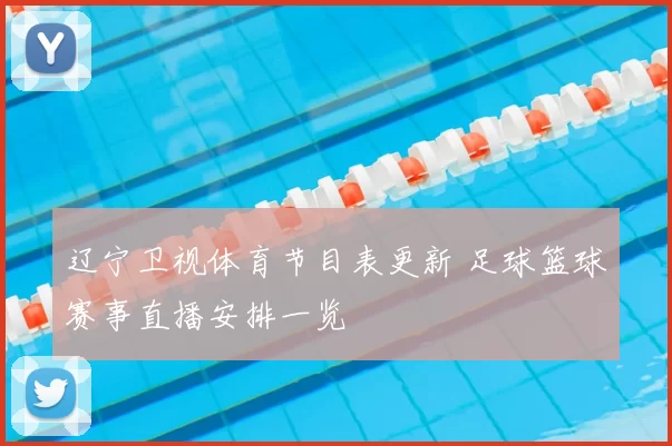 辽宁卫视体育节目表更新 足球篮球赛事直播安排一览