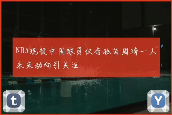 NBA现役中国球员仅存独苗周琦一人未来动向引关注